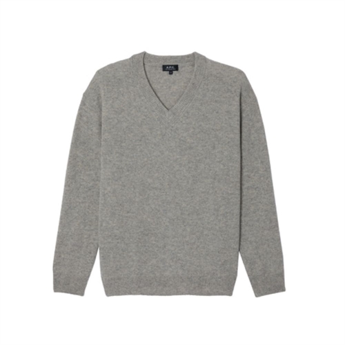 A.P.C. PULL DANY SWEATER GREY MELANGE
